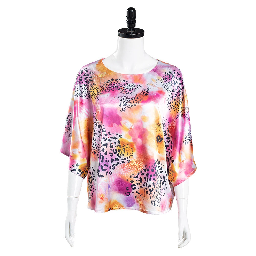 NewCosplay Tiger King Carole Baskin Top O-Neck Shirt Halloween Carnival Suit Cosplay Costume 4 NewCosplay Tiger King Carole Baskin Top O-Neck Shirt Halloween Carnival Suit Cosplay Costume