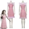 NewCosplay Final Fantasy VII Remake Aerith Gainsborough Pink Dress Halloween Carnival Outfit Cosplay Costume New Arrivals