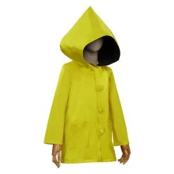 NewCosplay Little Nightmares II Six Yellow Coat Halloween Carnival Suit Kids Child Cosplay Costume New Arrivals