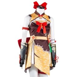 NewCosplay Genshin Impact Xiangling Outfits Halloween Carnival Suit Cosplay Costume New Arrivals