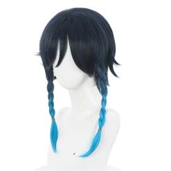 NewCosplay Game Genshin Impact Venti Heat Resistant Synthetic Hair Carnival Halloween Party Props Cosplay Wig