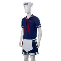 NewCosplay New Arrivals Stranger Things 3 Scoops Ahoy Steve Harrington Cosplay Costume Adult And Child
