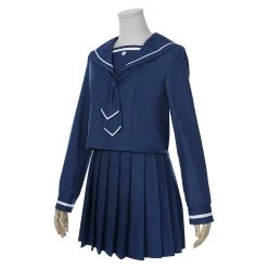 NewCosplay Houkago Teibou Nisshi/Diary Of Our Days At The Breakwater Hina Tsurugi JK Uniform Sailor Suit Cosplay Costume