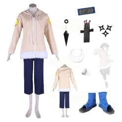 NewCosplay Naruto Hyuga Hinata Whole Set Cosplay Costume New Arrivals