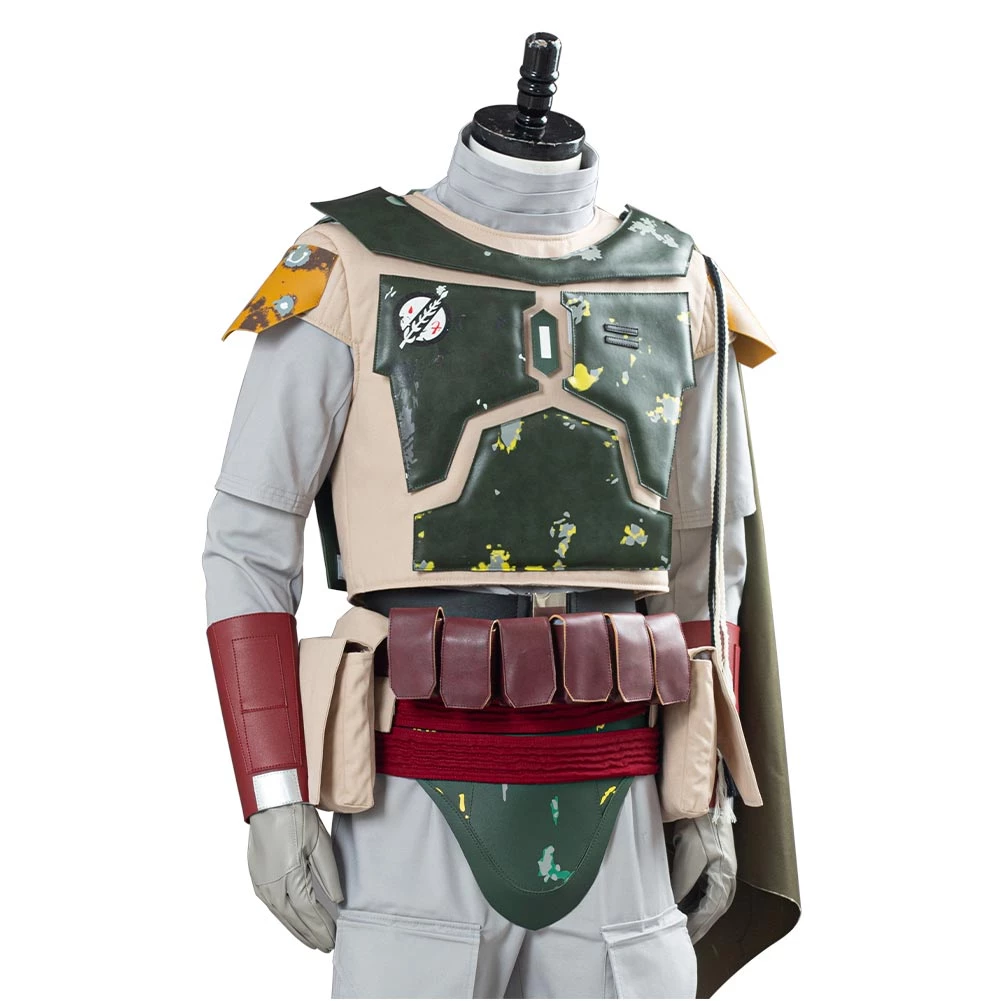 NewCosplay Star Wars The Book Of Boba Fett Halloween Carnival Suit Cosplay Costume New Arrivals 10 NewCosplay Star Wars The Book Of Boba Fett Halloween Carnival Suit Cosplay Costume New Arrivals