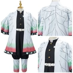 NewCosplay Demon Slayer Kochou Shinobu Uniform Outfit Halloween Carnival Suit Cosplay Costume For Kids Children 23 NewCosplay Demon Slayer Kochou Shinobu Uniform Outfit Halloween Carnival Suit Cosplay Costume For Kids Children
