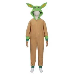 NewCosplay New Arrivals Baby Yoda Jumpsuit Sleepwear Pajams Outfits Halloween Cosplay Costume For Kids Children 12 NewCosplay New Arrivals Baby Yoda Jumpsuit Sleepwear Pajams Outfits Halloween Cosplay Costume For Kids Children