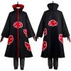 NewCosplay Naruto Akatsuki Uchiha Itachi Pants Top Outfits Halloween Carnival Suit Cosplay Costume New Arrivals
