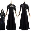 NewCosplay New Arrivals The Witcher Yennefer Party Black Long Dress Cosplay Costume