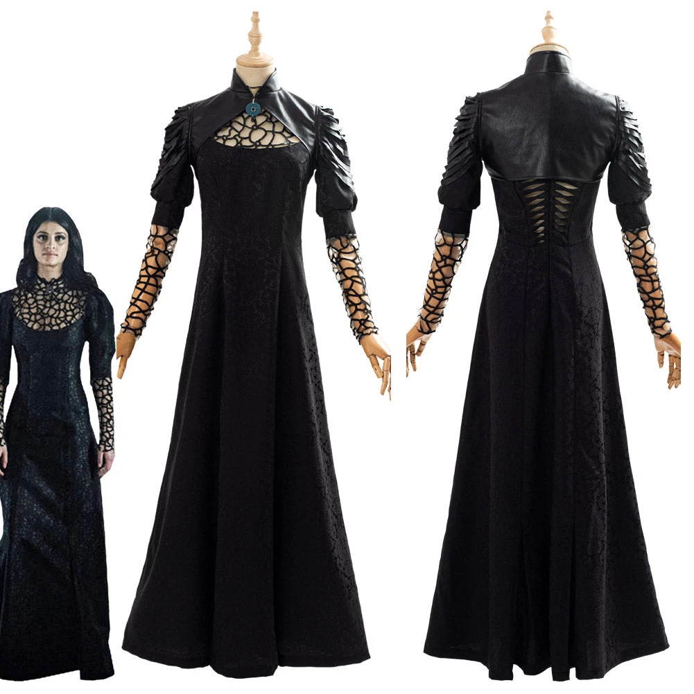 NewCosplay New Arrivals The Witcher Yennefer Party Black Long Dress Cosplay Costume 3 NewCosplay New Arrivals The Witcher Yennefer Party Black Long Dress Cosplay Costume