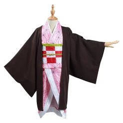 NewCosplay New Arrivals Demon Slayer: Kimetsu No Yaiba Kamado Nezuko Kids Kimono Anime Cosplay Costume
