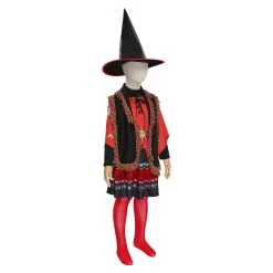 NewCosplay New Arrivals Hocus Pocus-Dani Dennison Kids Children Girls Skirt Hat Outfits Halloween Carnival Suit Cosplay Costume