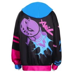 NewCosplay New Arrivals Arcane: League Of Legends Jinx LOL Hoodie Hooded Sweatshirt Cosplay Costume 14 NewCosplay New Arrivals Arcane: League Of Legends Jinx LOL Hoodie Hooded Sweatshirt Cosplay Costume