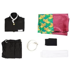 NewCosplay Demon Slayer: Kimetsu No Yaiba Tomioka Giyuu Kids Children Costume Halloween Cosplay Costume New Arrivals