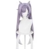 NewCosplay Game Genshin Impact Keqing Heat Resistant Synthetic Hair Carnival Halloween Party Props Cosplay Wig