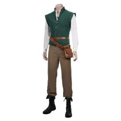 NewCosplay Tangled-Flynn Rider Vest Shirt Outfits Halloween Carnival Suit Cosplay Costume New Arrivals