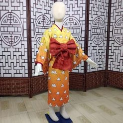 NewCosplay Demon Slayer Agatsuma Zenitsu Kids Kimono Outfits Halloween Carnival Costume Cosplay Costume 9 NewCosplay Demon Slayer Agatsuma Zenitsu Kids Kimono Outfits Halloween Carnival Costume Cosplay Costume
