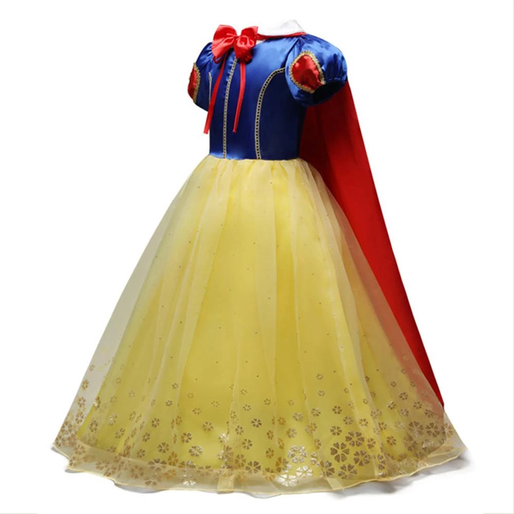 NewCosplay Baby Girl Toddler Snow White Dress Halloween Cosplay Costume 4 NewCosplay Baby Girl Toddler Snow White Dress Halloween Cosplay Costume
