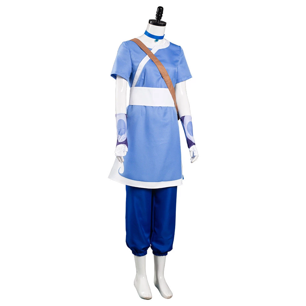 NewCosplay Avatar: The Last Airbender Katara Halloween Carnival Suit Cosplay Costume 7 NewCosplay Avatar: The Last Airbender Katara Halloween Carnival Suit Cosplay Costume