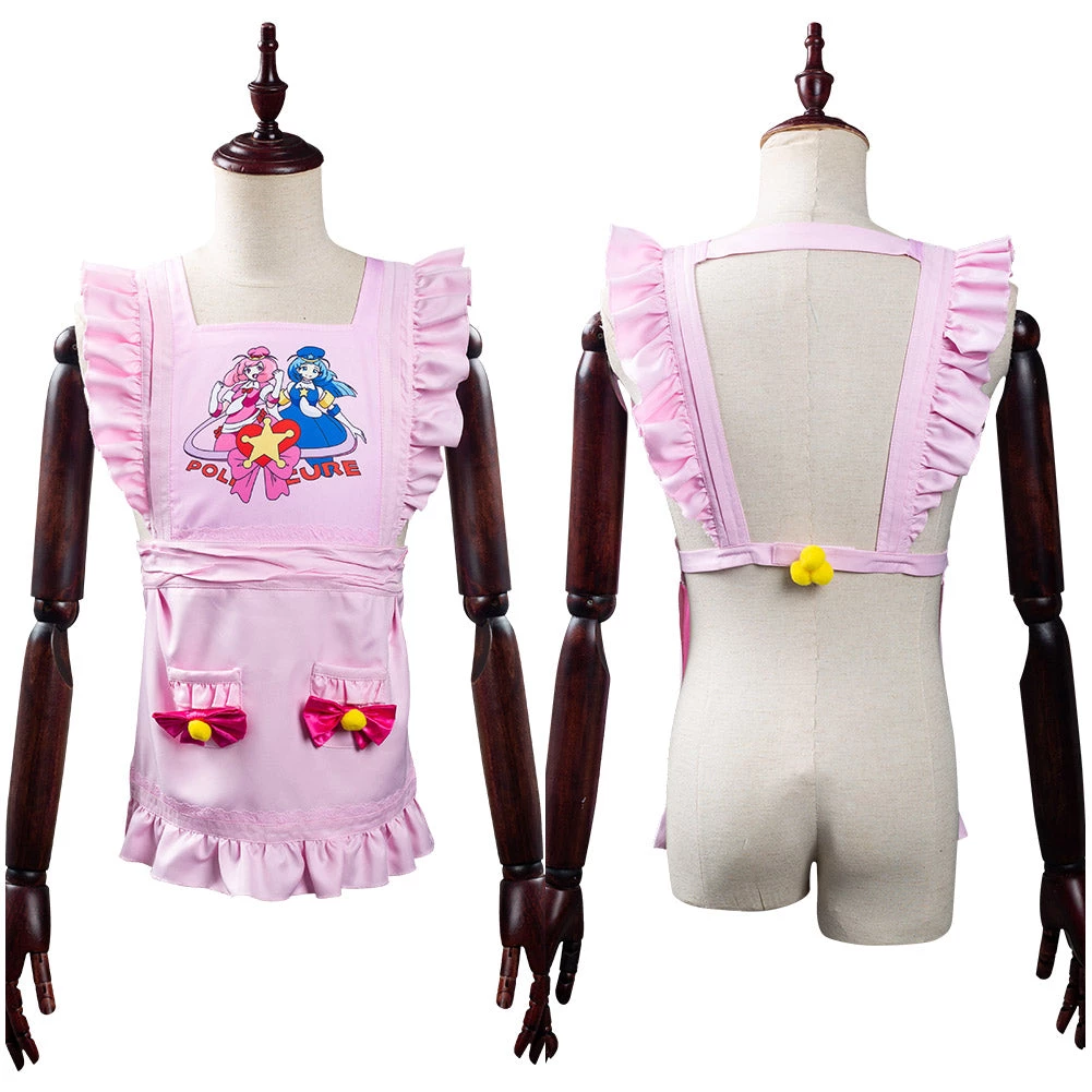 NewCosplay New Arrivals The Way Of The Household Husband Tatsu Pink Apron Halloween Carnival Suit Cosplay Costume 12 NewCosplay New Arrivals The Way Of The Household Husband Tatsu Pink Apron Halloween Carnival Suit Cosplay Costume