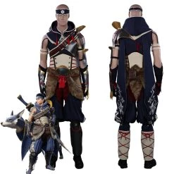 NewCosplay New Arrivals Monster Hunter Rise MH Rise Men Hunter Outfits Halloween Carnival Suit Cosplay Costume