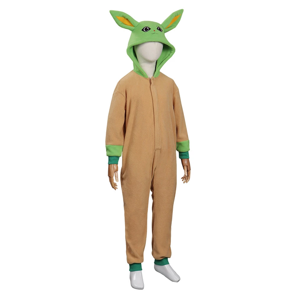NewCosplay New Arrivals Baby Yoda Jumpsuit Sleepwear Pajams Outfits Halloween Cosplay Costume For Kids Children 5 NewCosplay New Arrivals Baby Yoda Jumpsuit Sleepwear Pajams Outfits Halloween Cosplay Costume For Kids Children