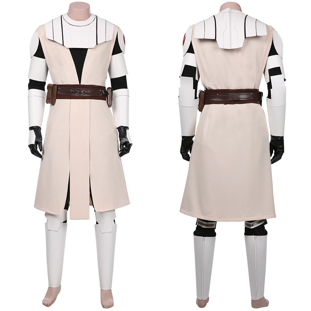 NewCosplay New Arrivals Star Wars: The Clone Wars -Obi Wan Kenobi Halloween Carnival Suit Cosplay Costume 14 NewCosplay New Arrivals Star Wars: The Clone Wars -Obi Wan Kenobi Halloween Carnival Suit Cosplay Costume