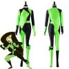 NewCosplay New Arrivals Kim Possible Shego Adult Jumpsuit Halloween Carnival Suit Outfits Cosplay Costume