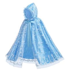 NewCosplay Frozen Princess Elsa Cloak Halloween Carnival Suit Cosplay Costume For Kids Children New Arrivals