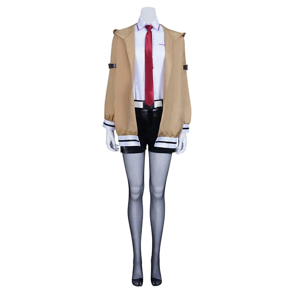 NewCosplay Steins Gate Makise Kurisu Outfits Halloween Carnival Suit Cosplay Costume New Arrivals 4 NewCosplay Steins Gate Makise Kurisu Outfits Halloween Carnival Suit Cosplay Costume New Arrivals