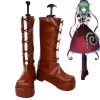 NewCosplay New Arrivals Mountain Of Faith Kagiyama Hina Cosplay Boots Shoes