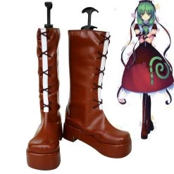 NewCosplay New Arrivals Mountain Of Faith Kagiyama Hina Cosplay Boots Shoes