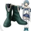 NewCosplay Puella Magi Madoka Magica Miki Sayaka Cosplay Shoes