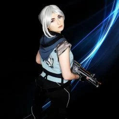 NewCosplay New Arrivals Game Valorant Jett Halloween Jumpsuit Outfit Cosplay Costume