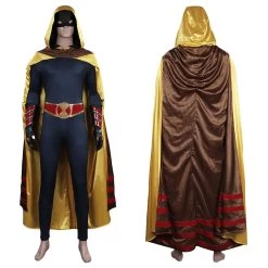 NewCosplay Stargirl - Hourman Jumpsuit Cloak Outfits Halloween Carnival Suit Cosplay Costume New Arrivals