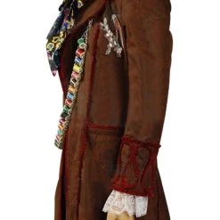 NewCosplay Alice In Wonderland Johnny Depp Mad Hatter Jacket Costume