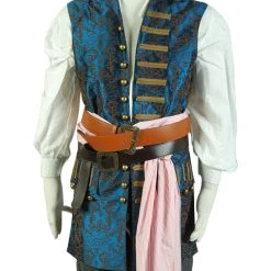 NewCosplay New Arrivals Pirates Of The Caribbean: On Stranger Tides Jack Sparrow Vest Cosplay Costume