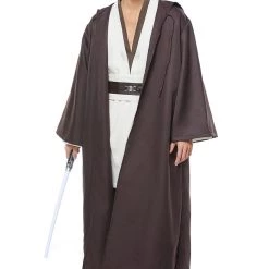 NewCosplay Adult Star Wars Obi Wan Kenobi Jedi Robe Tunic Cosplay Costume New Arrivals