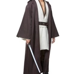 NewCosplay Adult Star Wars Obi Wan Kenobi Jedi Robe Tunic Cosplay Costume New Arrivals