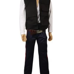NewCosplay Star Wars ANH A New Hope Han Solo Vest Shirt Pants Cosplay Costume