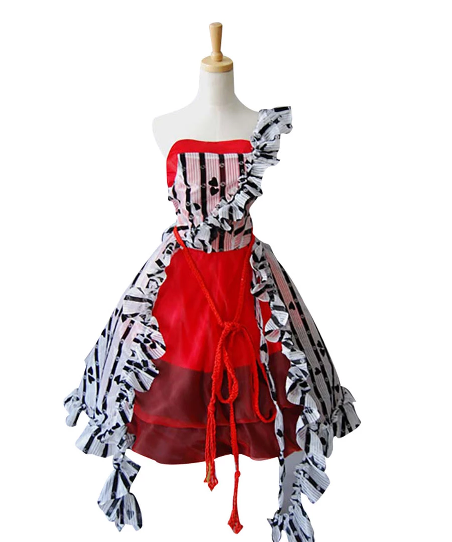 NewCosplay Alice In Wonderland Alice Red Court Dress Halloween Carnival Suit Cosplay Costume 3 NewCosplay Alice In Wonderland Alice Red Court Dress Halloween Carnival Suit Cosplay Costume