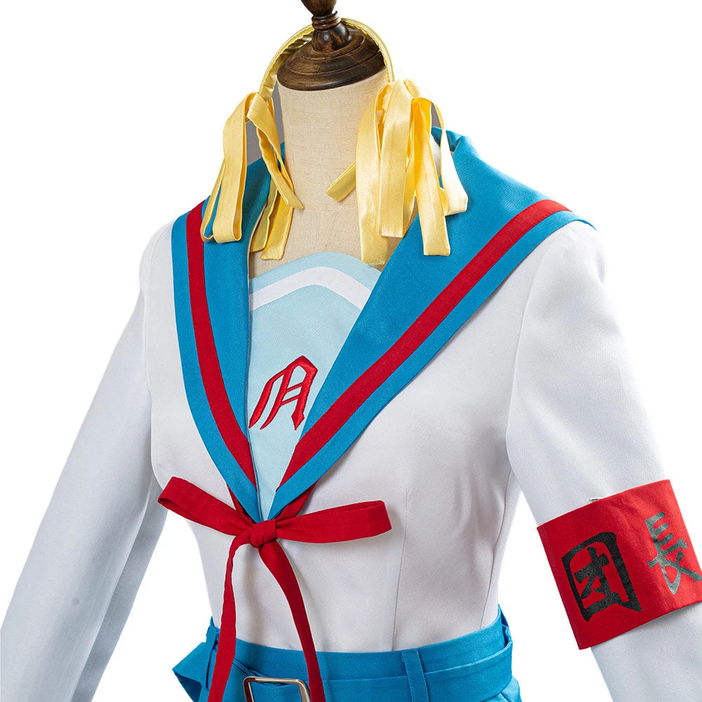 NewCosplay The Melancholy Of Haruhi Suzumiya Uniform Halloween Carnival Suit Cosplay Costume New Arrivals 8 NewCosplay The Melancholy Of Haruhi Suzumiya Uniform Halloween Carnival Suit Cosplay Costume New Arrivals