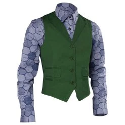 NewCosplay Dark Knight Joker Hexagon Shirt + Vest Costume Tailor Made New Arrivals 15 NewCosplay Dark Knight Joker Hexagon Shirt + Vest Costume Tailor Made New Arrivals