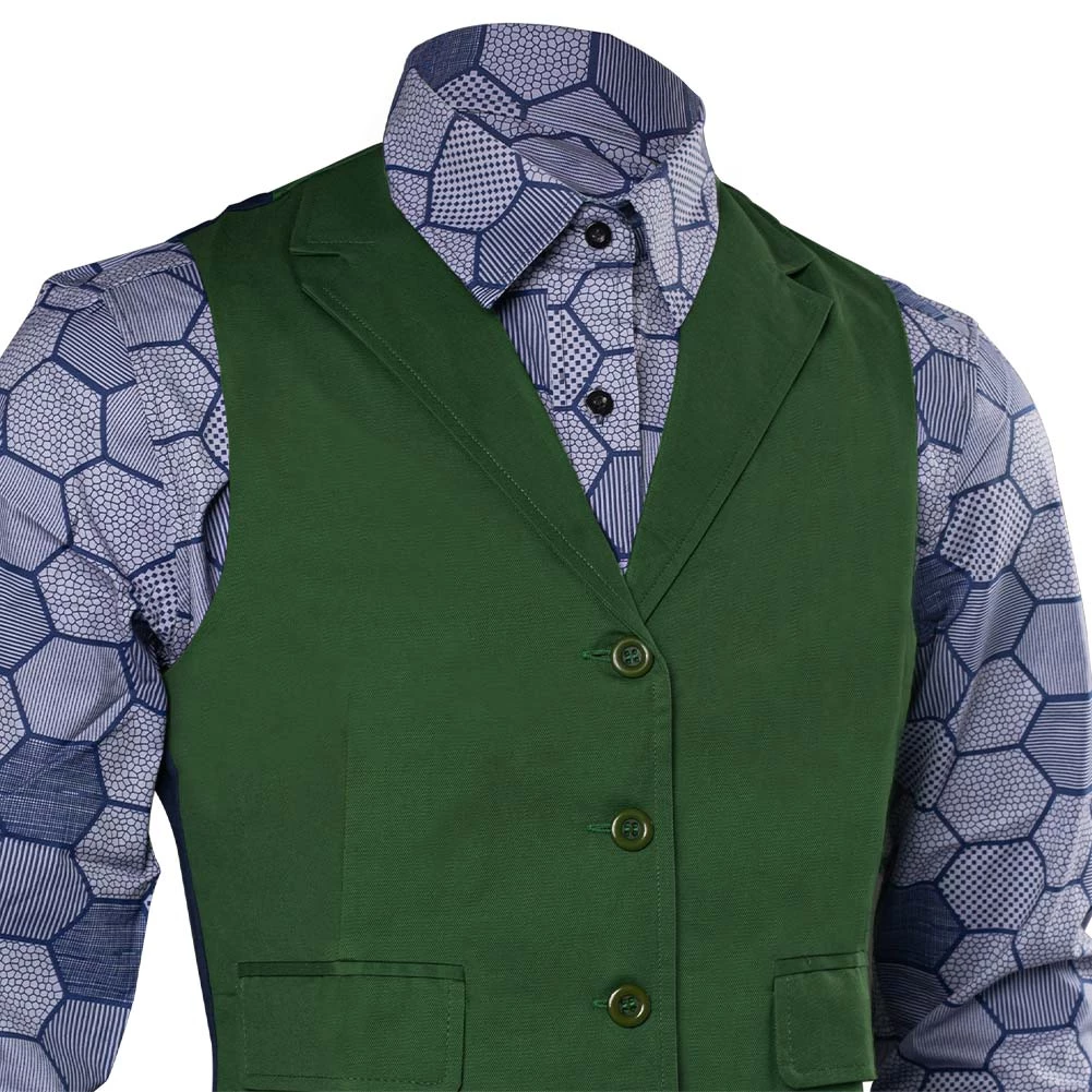 NewCosplay Dark Knight Joker Hexagon Shirt + Vest Costume Tailor Made New Arrivals 9 NewCosplay Dark Knight Joker Hexagon Shirt + Vest Costume Tailor Made New Arrivals
