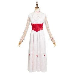 NewCossky Mary Poppins 1964 Mary Poppins Cosplay Costume Dress Outfits Halloween Carnival Suit