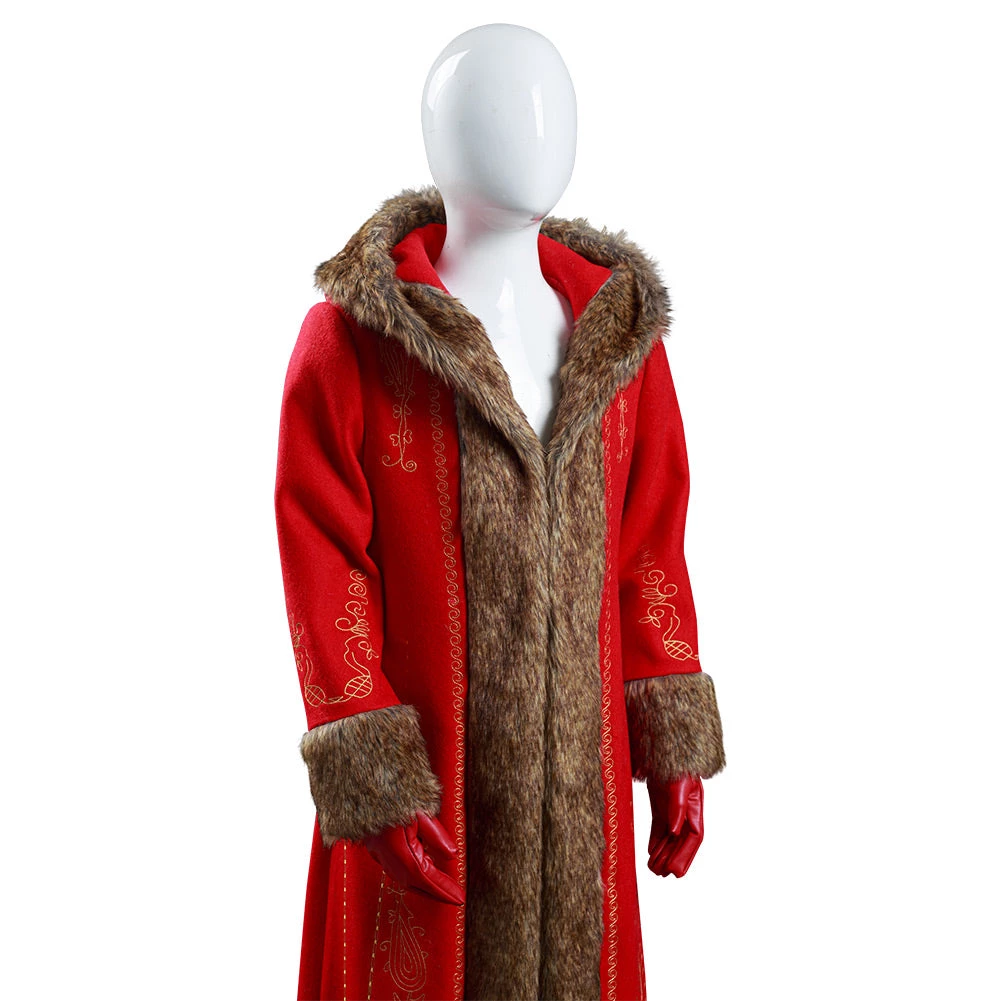 NewCosplay The Christmas Chronicles 2 Mrs. Claus Coat Gloves Outfits Halloween Carnival Suit Cosplay Costume For Kids Children New Arrivals 10 NewCosplay The Christmas Chronicles 2 Mrs. Claus Coat Gloves Outfits Halloween Carnival Suit Cosplay Costume For Kids Children New Arrivals