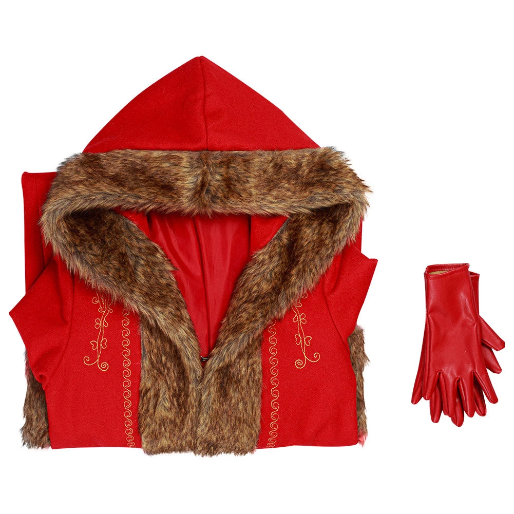 NewCosplay The Christmas Chronicles 2 Mrs. Claus Coat Gloves Outfits Halloween Carnival Suit Cosplay Costume For Kids Children New Arrivals 11 NewCosplay The Christmas Chronicles 2 Mrs. Claus Coat Gloves Outfits Halloween Carnival Suit Cosplay Costume For Kids Children New Arrivals