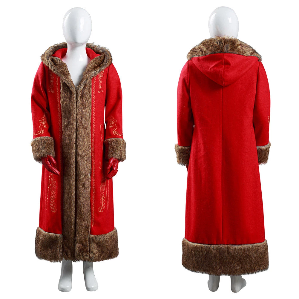 NewCosplay The Christmas Chronicles 2 Mrs. Claus Coat Gloves Outfits Halloween Carnival Suit Cosplay Costume For Kids Children New Arrivals 12 NewCosplay The Christmas Chronicles 2 Mrs. Claus Coat Gloves Outfits Halloween Carnival Suit Cosplay Costume For Kids Children New Arrivals