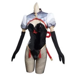 NewCosplay Genshin Impact Shen He Bunny Girls Original Design Cosplay Costume - Cossky® 16 NewCosplay Genshin Impact Shen He Bunny Girls Original Design Cosplay Costume - Cossky®