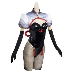 NewCosplay Genshin Impact Shen He Bunny Girls Original Design Cosplay Costume - Cossky® 18 NewCosplay Genshin Impact Shen He Bunny Girls Original Design Cosplay Costume - Cossky®